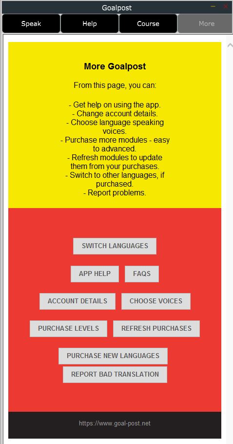 Language app installation screen 17